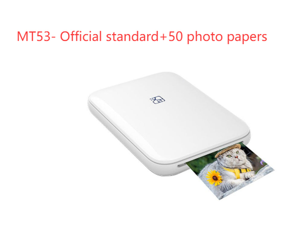 Portable Full-Color Wireless Photo Printer - Capture and Print Memories Anywhere!