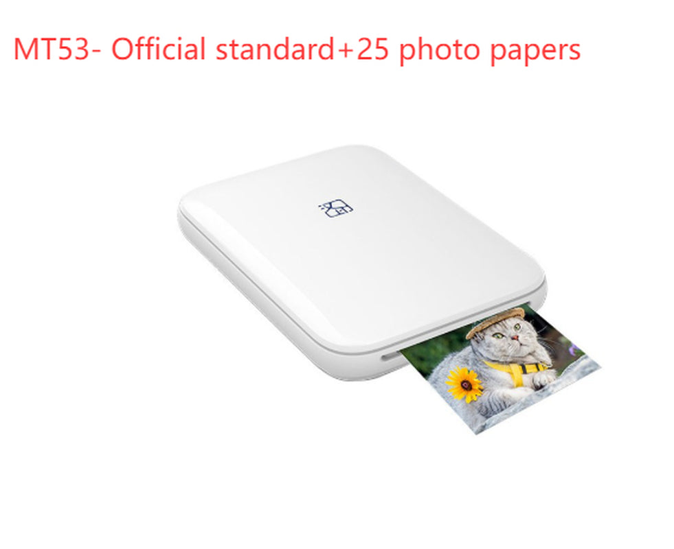Portable Full-Color Wireless Photo Printer - Capture and Print Memories Anywhere!