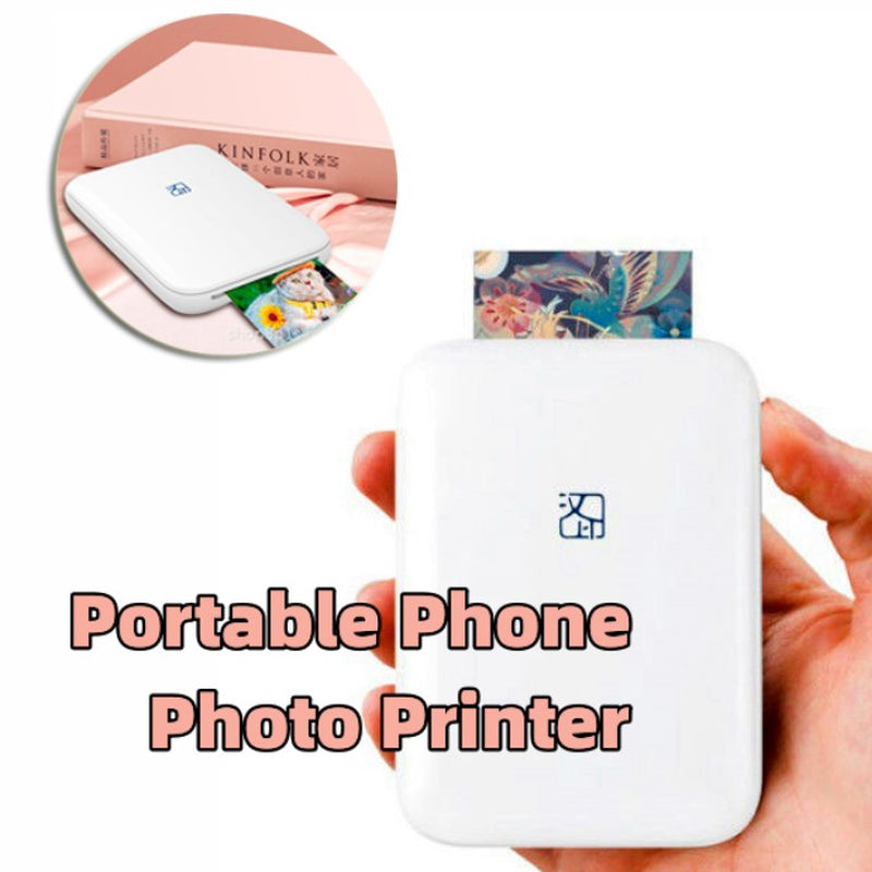 Portable Full-Color Wireless Photo Printer - Capture and Print Memories Anywhere!