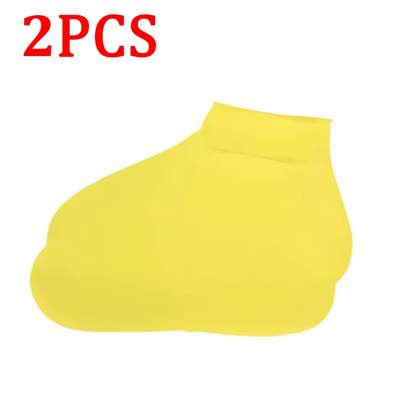 Versatile 6/4/2PCS Waterproof Silicone Shoe Covers - Durable, Anti-Slip & Reusable for Rainy Days and Outdoor Adventures